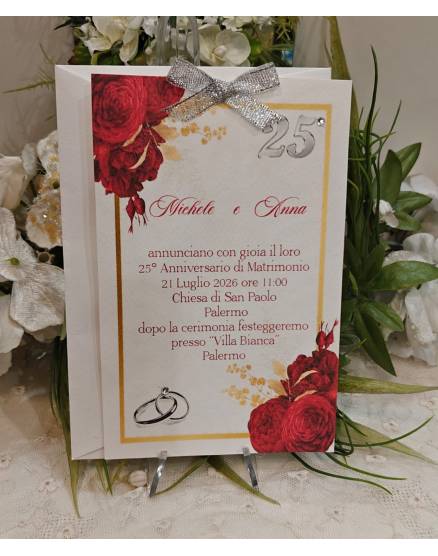 INVITO NOZZE D'argento