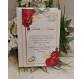 INVITO NOZZE 25° ANNIVERSARIO ROSE ROSSE