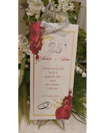 Segnalibro anniversario