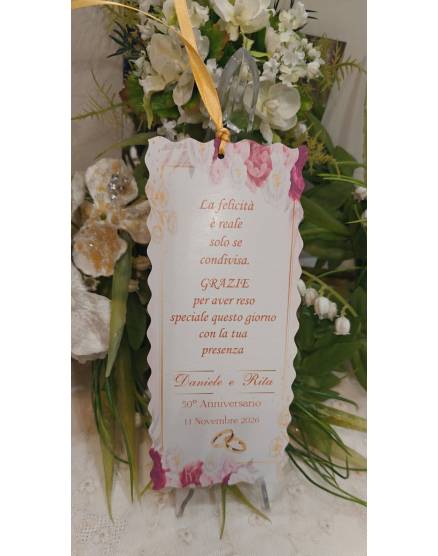 Segnalibro Matrimonio decoro Siciliano