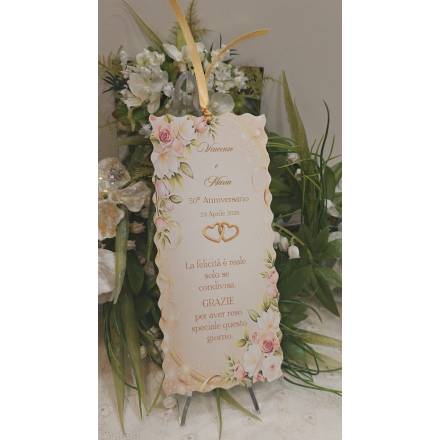 Segnalibro Matrimonio decoro Siciliano