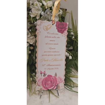 Segnalibro Matrimonio decoro Siciliano