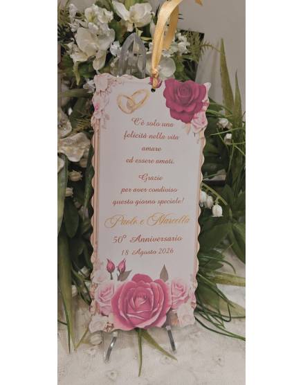 Segnalibro Matrimonio decoro Siciliano
