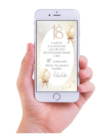 INVITO DIGITALE 18 ANNI