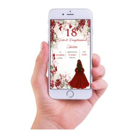 INVITO DIGITALE 18 ANNI