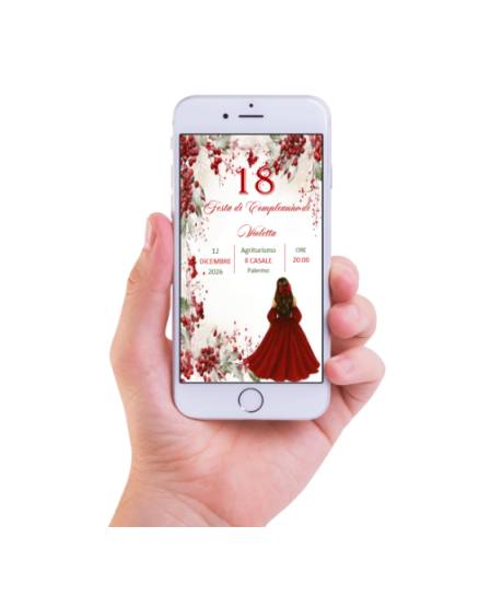INVITO DIGITALE 18 ANNI