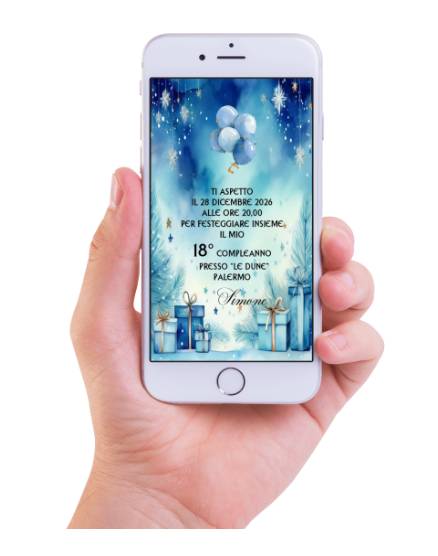 INVITO DIGITALE 18 ANNI