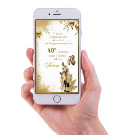 INVITO DIGITALE 40 ANNI NATALIZIO