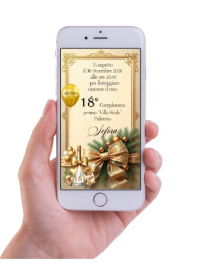 INVITO DIGITALE 18 ANNI