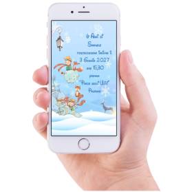 INVITO DIGITALE COMPLEANNO PICCOLO PRINCIPE NATALIZIO