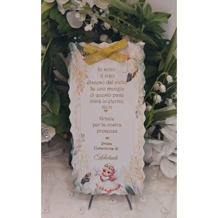 SEGNALIBRO PRIMA COMUNIONE 