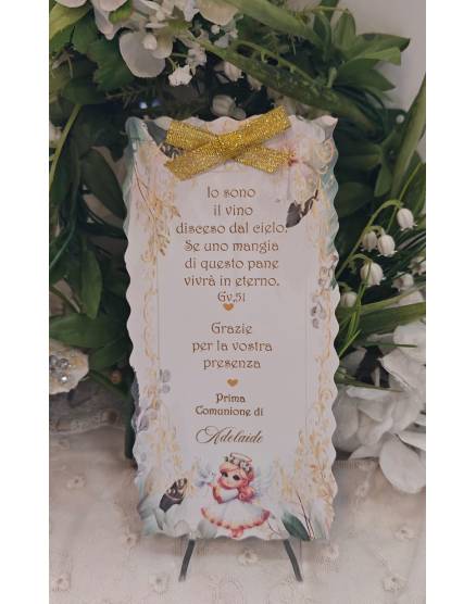 SEGNALIBRO PRIMA COMUNIONE 