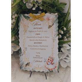 MENU' PRIMA COMUNIONE ANGELO