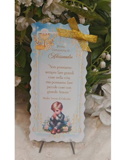 SEGNALIBRO PRIMA COMUNIONE 