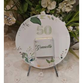 SEGNAPOSTO 50 ANNI CON CIOCCOLATINO