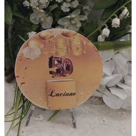 SEGNAPOSTO 50 ANNI CON CIOCCOLATINO