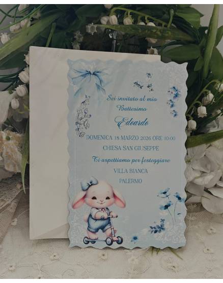 INVITO BATTESIMO BIMBA