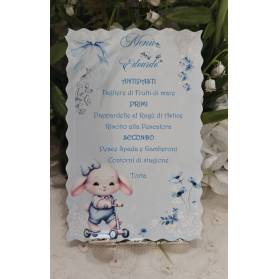 MENU' BATTESIMO CONIGLIETTO