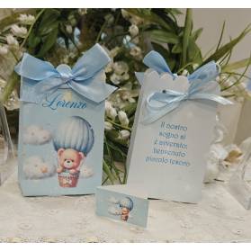 SCATOLINA NASCITA ORSETTO CON IL NOME