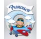 FIOCCO NASCITA IN LEGNO BIMBO AEREO
