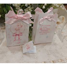 SCATOLINA NASCITA ORSETTA CON IL NOME