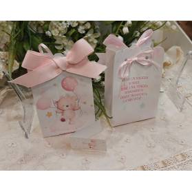 SCATOLINA NASCITA ORSETTA CON IL NOME