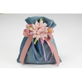 SACCHETTO MATRIMONIO VELLUTO CARTA VDI ZUCCHERO