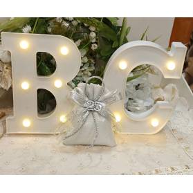 SACCHETTO LUREX NOZZE D'ARGENTO