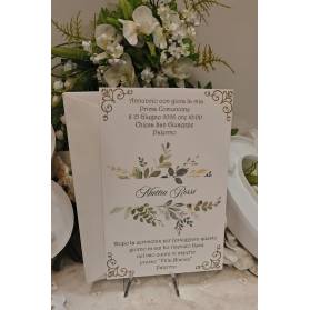INVITO PRIMA COMUNIONE CON BUSTA