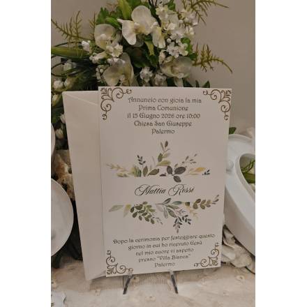 INVITO PRIMA COMUNIONE