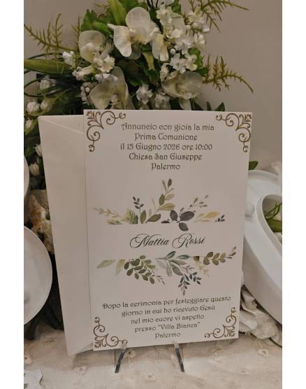 INVITO PRIMA COMUNIONE