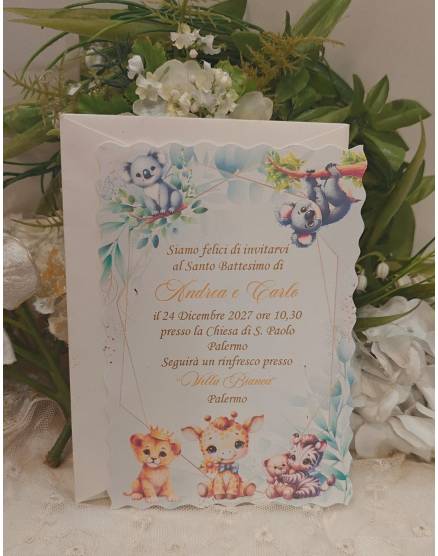 INVITO BATTESIMO BIMBA