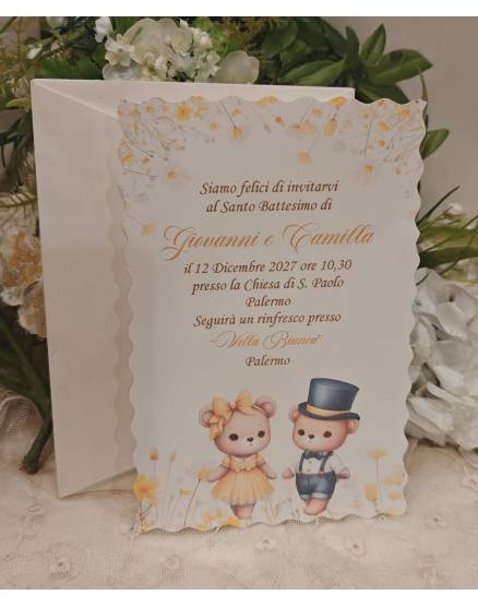 INVITO BATTESIMO BIMBA