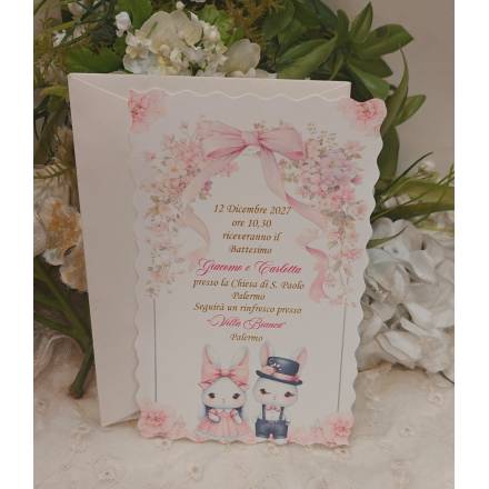 INVITO BATTESIMO BIMBA