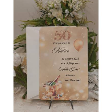 INVITO 50 ANNI uomo