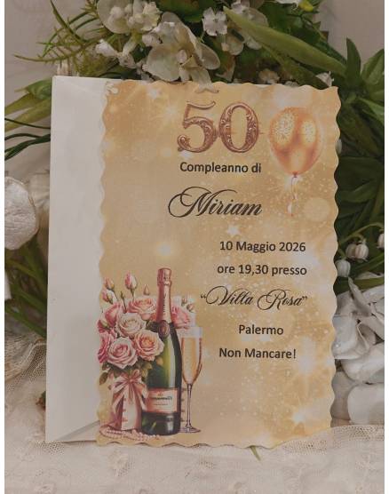 INVITO 50 ANNI uomo