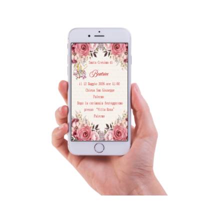 INVITO DIGITALE SANTA CRESIMA IN 12 ORE