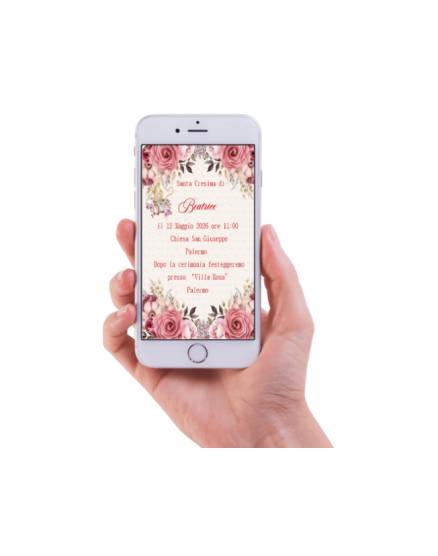 INVITO DIGITALE SANTA CRESIMA IN 12 ORE