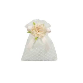 SACCHETTO MATRIMONIO CON RICAMO