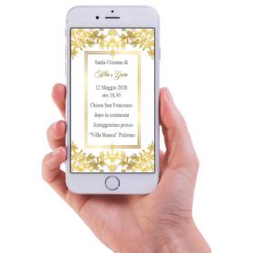 INVITO DIGITALE CRESIMA IN 8 ORE SORELLE