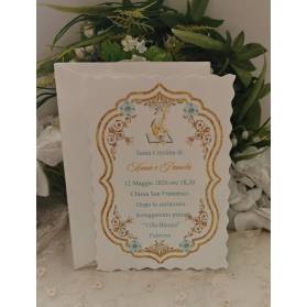 INVITO SANTA CRESIMA FRATELLI O GEMELLE