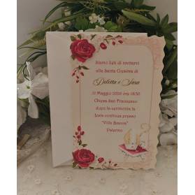 INVITO SANTA CRESIMA FRATELLI O GEMELLE