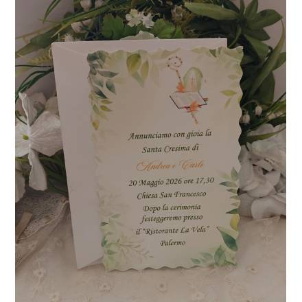 INVITO SANTA CRESIMA