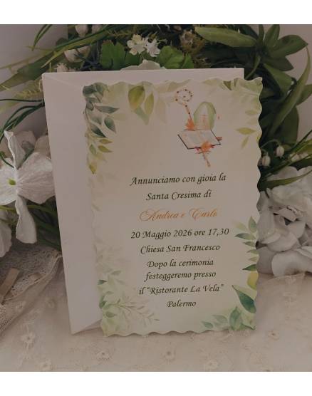 INVITO SANTA CRESIMA