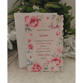 INVITO SANTA CRESIMA RAGAZZA