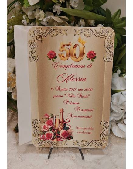 INVITO 50 ANNI uomo
