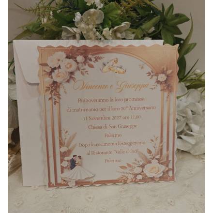 INVITO NOZZE ORO