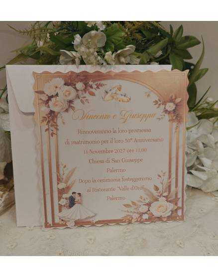 INVITO NOZZE ORO