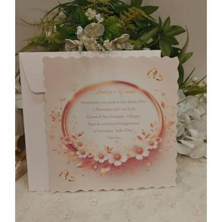 INVITO NOZZE ORO