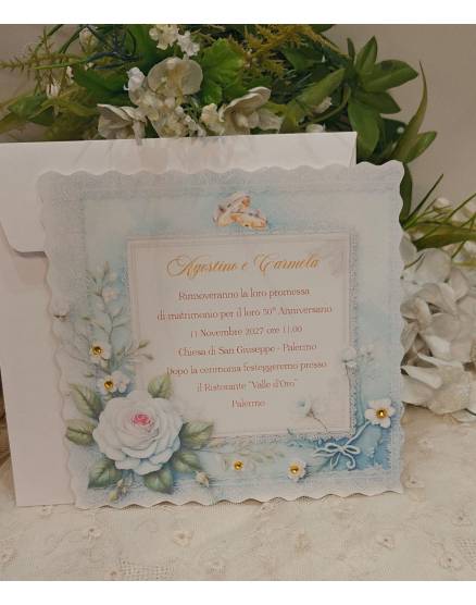 INVITO NOZZE ORO